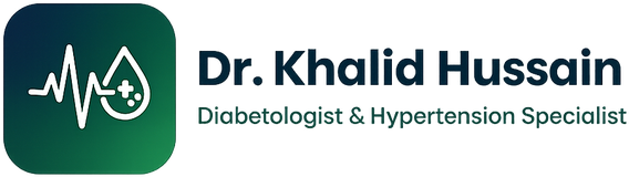 Dr. Khalid Hussain Mazari — Diabetologist & Hypertension Specialist logo